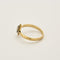 Bague 56,5 Bague en or jaune, blanc, diamants et rubis de synthèse 58 Facettes ARR1994