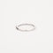 Bague 54 Demie alliance or blanc diamants bruns 58 Facettes 311809