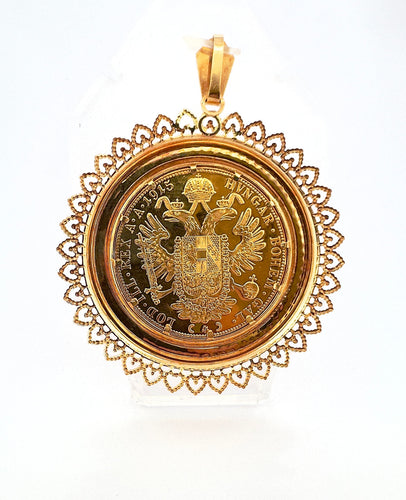 Pendentif Pendentif pièce 4 ducats 58 Facettes