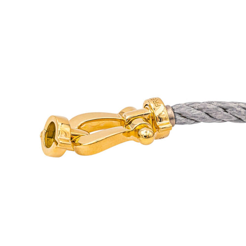 Bracelet Fred Bracelet Force 10  Or jaune, Acier 58 Facettes 4289525RV