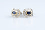 Boucles d'oreilles Boucles d’oreilles saphirs et diamants en or jaune 18k, 0,68 ct 58 Facettes BOSADOC583-107