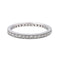 Bague 54 Bague Alliance américaine   Or blanc Diamant 58 Facettes 4152531RV