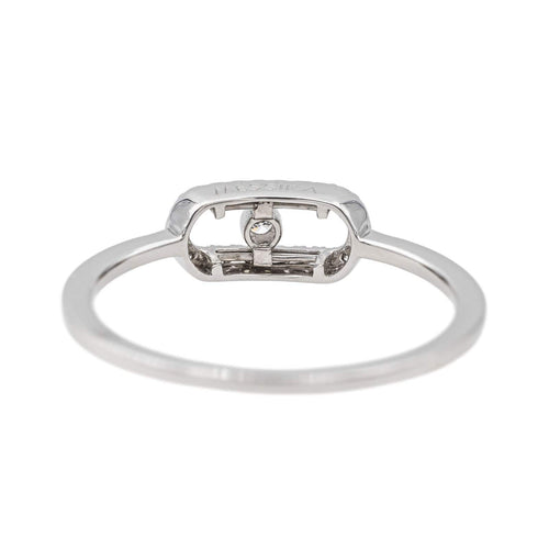 Bague 53 Messika Bague Move Uno Or blanc Diamant 58 Facettes 3753458RV