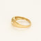 Bague en or jaune et diamants
