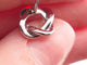 Boucles d'oreilles boucles d'oreilles POIRAY tresse or blanc 18k diamants puces s 58 Facettes 266253