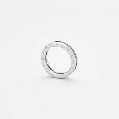 Bague 56 BULGARI - Bague B.Zero1 or blanc diamants 58 Facettes 119