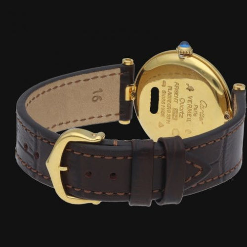 Montre Cartier Montre Must De Cartier Vermeil 58 Facettes MT44297