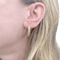 Boucles d'oreilles Créoles Tiffany & Co "Somerset" or jaune. 58 Facettes 34314