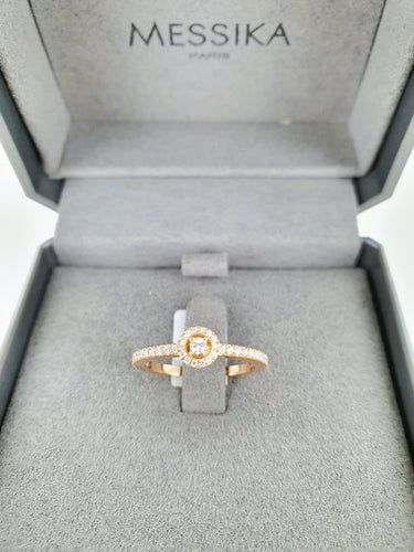 Bague 49 MESSIKA - Bague JOY XS or rose 58 Facettes