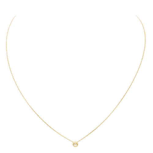 Collier Collier Or jaune Diamant 58 Facettes 579072RV