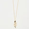 Collier Collier or jaune avec Pendentif Serpent en Émail Blanc avec Diamants et Rubis 58 Facettes 3276