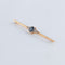 Broche Broche or jaune, saphir et diamants 58 Facettes
