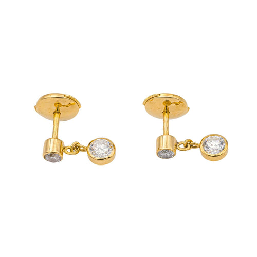 Boucles d'oreilles Boucles d'oreilles Puces Or rose Diamant 58 Facettes 3951644CN