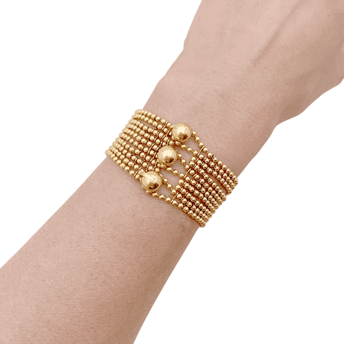 Bracelet Bracelet Cartier modèle Draperie en or jaune. 58 Facettes 34752