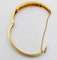 Bracelet Bracelet jonc antique or jaune décoré d'abeilles orné de rubis et de diamants taille roses (circa 1890) 58 Facettes A04772