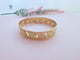 Bracelet Bracelet Jonc Rigide grappes de raisin et feuilles de vigne 58 Facettes AA 1639