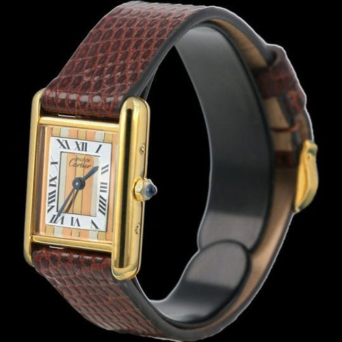 Montre Cartier Montre Tank Vermeil 58 Facettes MT42403