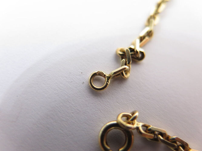 Collier collier chaine mailles forcat t 55 cm en or jaune 18k 14gr 58 Facettes 271651