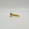 Bague 56 Bague or jaune sertie d'un rubis et diamants 58 Facettes