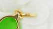 Pendentif POMELLATO - Pendentif Or Cœur pâte de verre verte 58 Facettes 32436