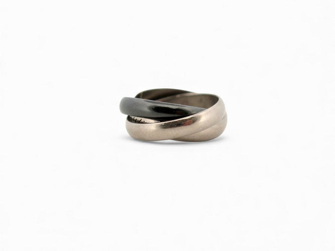 Bague 49 bague CARTIER trinity ceramique classique crb4234100 t49 en or blanc 58 Facettes 271720