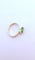Bague 53.5 Bague Péridot en solitaire Or Jaune 18 K 58 Facettes AA 1667