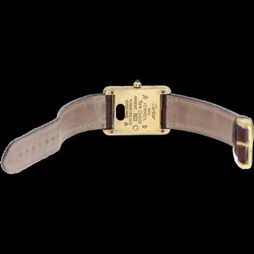 Montre Cartier Montre Tank Vermeil 58 Facettes MT44890