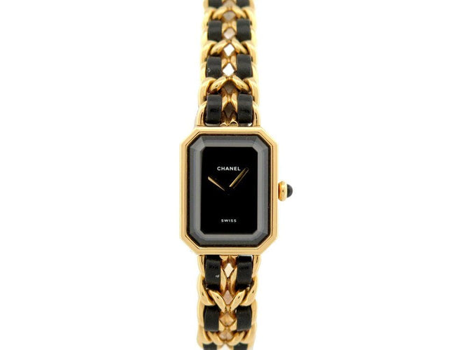 Montre vintage montre CHANEL premiere h0001 26mm plaque or 1987 quartz 58 Facettes 266122