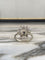Bague 53 Bague fleur en or blanc 18k et diamants 2.80 Ct 58 Facettes