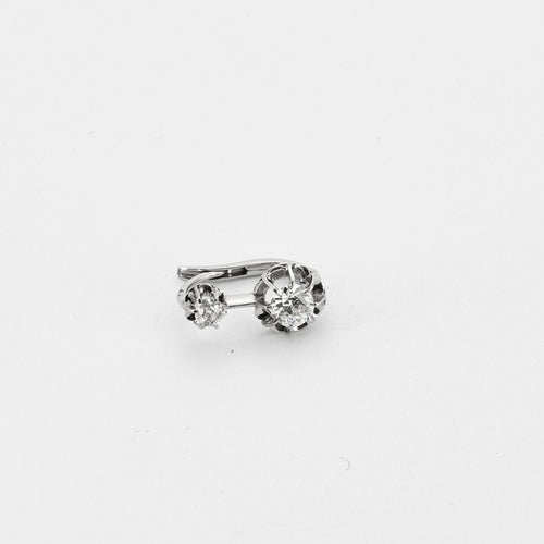 Boucles d'oreilles Boucles d’oreilles Dormeuses Platine et Diamants 1ct 58 Facettes 240 803
