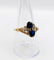 Bague 57.5 Bague vintage toi et moi or jaune 18k saphirs et diamants 58 Facettes A06136