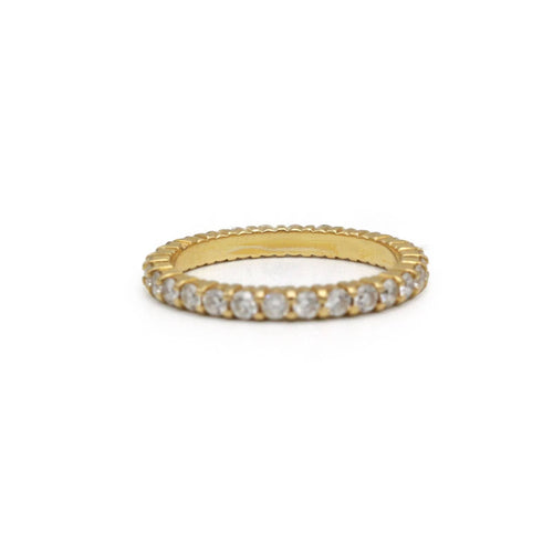 Bague 50 Alliance Américaine - Or jaune & Diamants 58 Facettes 250461R