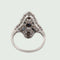 Bague BAGUE EN OR 18 KT DE STYLE ART DÉCO avec DIAMANTS et SAPHIRS 58 Facettes DF21