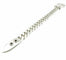 Bracelet HERMES. Collection "Boucle sellier", bracelet argent 925/00 58 Facettes