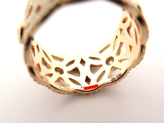 Bague 53 bague PIAGET extremely dentelle en or rose 18k diamants t53 58 Facettes 264232
