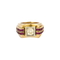 Bague 52.5 Bague en Or jaune & blanc 18k Diamant 58 Facettes CAS01452