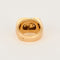 Bague 55 Bague or jaune, émeraude et diamants 58 Facettes CAN1077