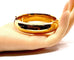 Bracelet Bracelet jonc en or 18 carats ouvrant, modèle lisse. 58 Facettes