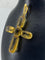 Pendentif Pendentif Croix en or, citrines 58 Facettes AB36
