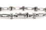Bracelet Bracelet contemporain serti de diamants taille brillant en or blanc 18 carats 58 Facettes B777