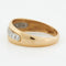 Bague 54 BAGUE DIAMANTS 2 OR 18 CARATS 58 Facettes RÉF 5023/18