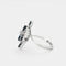 Bague 63 Bague grappe or gris saphirs et diamants 58 Facettes GU50
