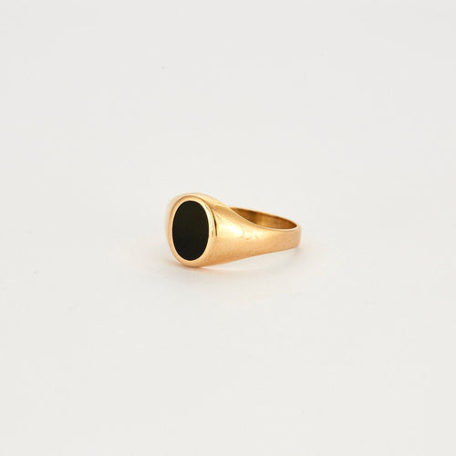 Bague Bague chevalière onyx 58 Facettes LP314