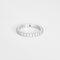 Bague 58.5 Alliance Rivière or blanc diamants 58 Facettes LP1056/12