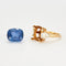 Bague BOUCHERON - Bague Saphir de Ceylan, or jaune et diamants 58 Facettes