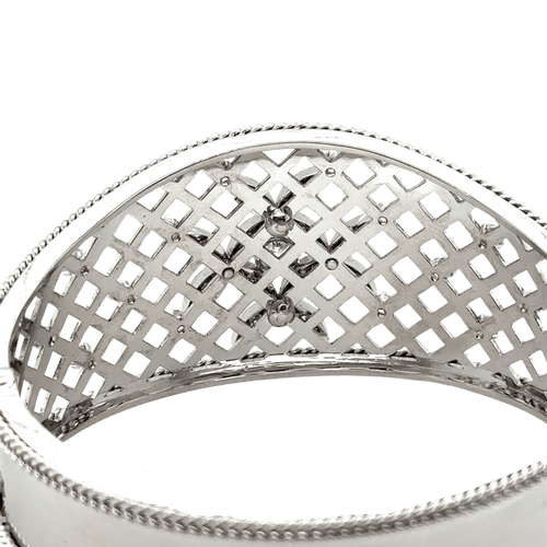 Bracelet Bracelet jonc en or blanc 58 Facettes 7094/15