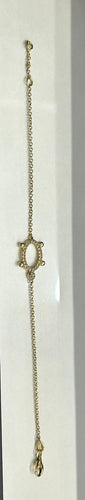 Bracelet Gourmette tortue or jaune maille forçat 58 Facettes LP705