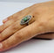 Bague 58 Bague Art Déco en or avec accents de platine, sertie d'une émeraude naturelle et de 28 diamants. 58 Facettes E14