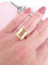 Bague 59.5 Bague Citrine rectangulaire à pans coupés Or Jaune 18 K 58 Facettes AA 1578