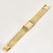 Montre OMEGA - Montre bracelet de dame 2 tons d'or (750) satiné, de forme carrée à mouvement mécanique. 58 Facettes RAM3009